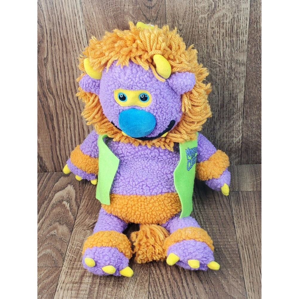 Monster In My Closet 17" Plush Hanger Purple Orange Rumpus 1997